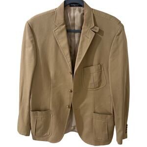 Polo by Ralph Lauren Men's Modern Chino Tan Suit Jacket Preppy, size 42R NWOT